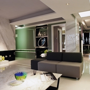 现代风格装饰效果图设计客厅局部设计