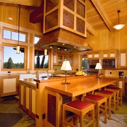 美式风格住宅欣赏厨房吧台