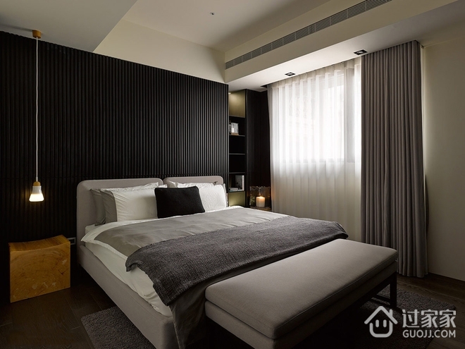 120平现代三室两厅住宅欣赏卧室设计