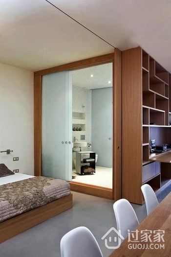 现代原木舒适住宅欣赏卧室