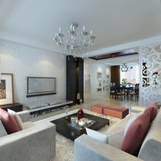 现代风格豪放设计欣赏客厅效果图设计