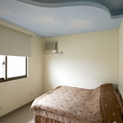 87平清新美式住宅欣赏卧室