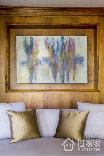 美式风格别墅设计套图赏析沙发背景