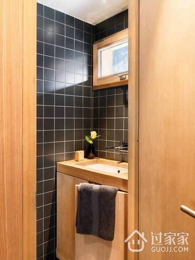 智能极简主义现代别墅欣赏洗手间