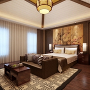 中式风格雅致住宅欣赏卧室