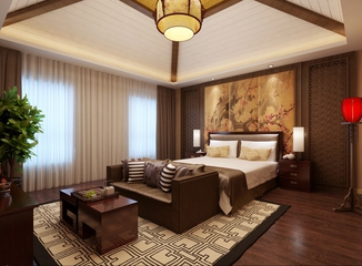 中式风格雅致住宅欣赏卧室