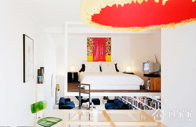 50平现代复式小公寓欣赏卧室