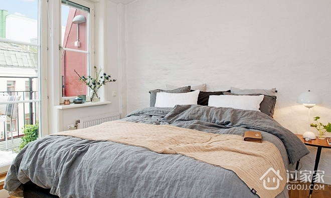 白色北欧大一居欣赏卧室设计