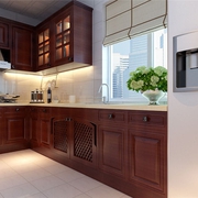 120平中式三室两厅欣赏厨房设计