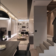 230平现代精装住宅欣赏餐厅设计