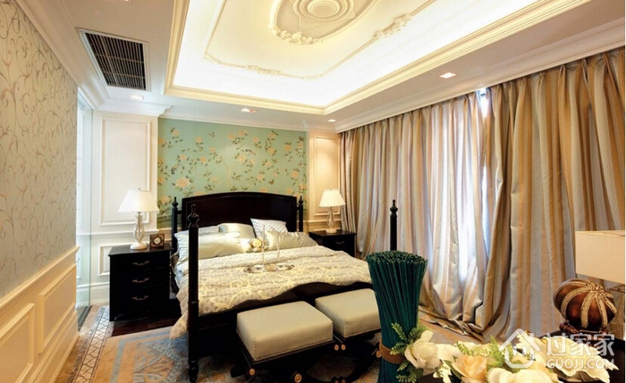 欧式古典风格住宅欣赏卧室