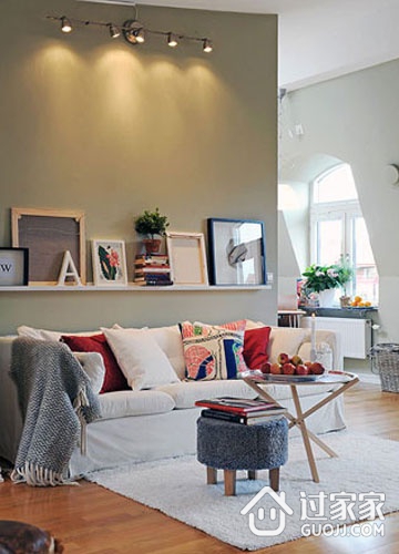 白色北欧风格案例欣赏客厅