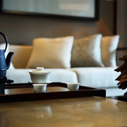 儒雅客厅茶桌装修效果图 魅力新中式风