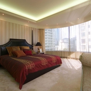 120平中式风格案例欣赏卧室