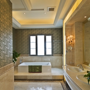 新古典别墅卧室浴缸