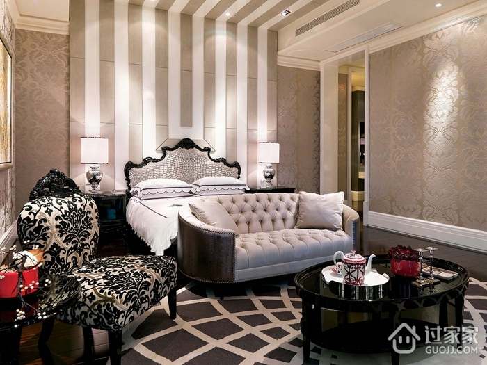 新古典风格别墅设计卧室效果