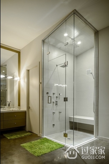 现代舒适住宅欣赏淋浴间