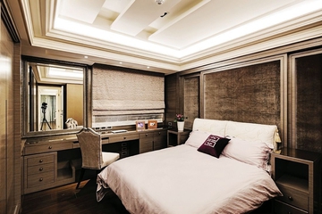 140平欧式大宅欣赏卧室吊顶设计