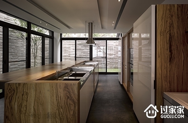 现代别墅空间效果图赏析厨房