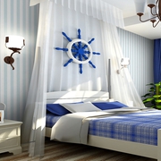 蓝白浪漫地中海住宅欣赏卧室效果