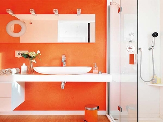 色彩巧妙运用简约两居室欣赏洗手间