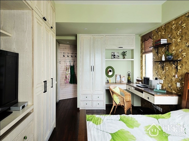绿色舒适简约住宅欣赏卧室