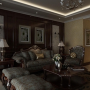 美式风格装修效果图欣赏客厅设计