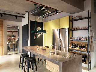 115平现代个性公寓欣赏厨房设计