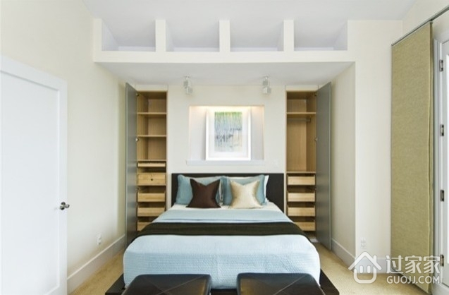 白色美式风格住宅欣赏卧室效果