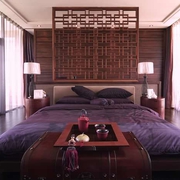 中式风格实景案例欣赏卧室陈设