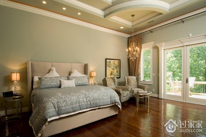 欧式风格住宅装饰套图欣赏卧室效果