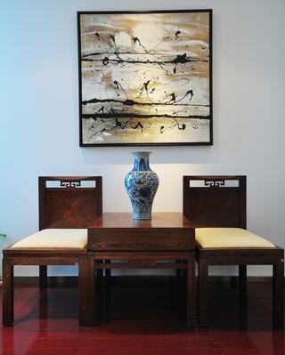 中式传统风住宅欣赏客厅摆件