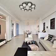 白色现代风案例欣赏客厅设计