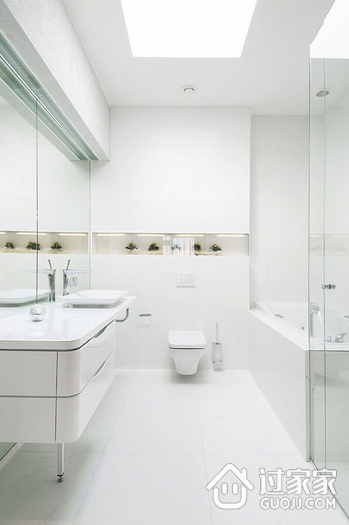 现代白色精致住宅欣赏卫生间