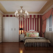 美式风格效果图案例欣赏卧室效果