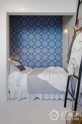 38平白色北欧住宅欣赏卧室设计