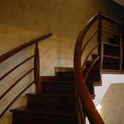 现代简约别墅设计楼梯局部