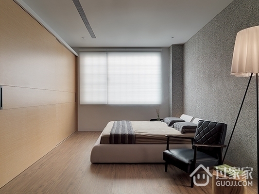 现代白色住宅设计效果图卧室效果
