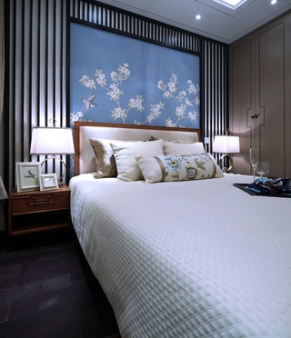 118平新中式风格案例欣赏卧室