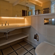 现代住宅一居室欣赏卫生间