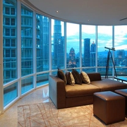 顶层高级现代公寓欣赏客厅陈设