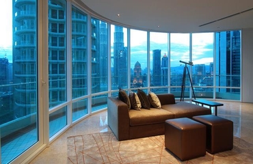 顶层高级现代公寓欣赏客厅陈设