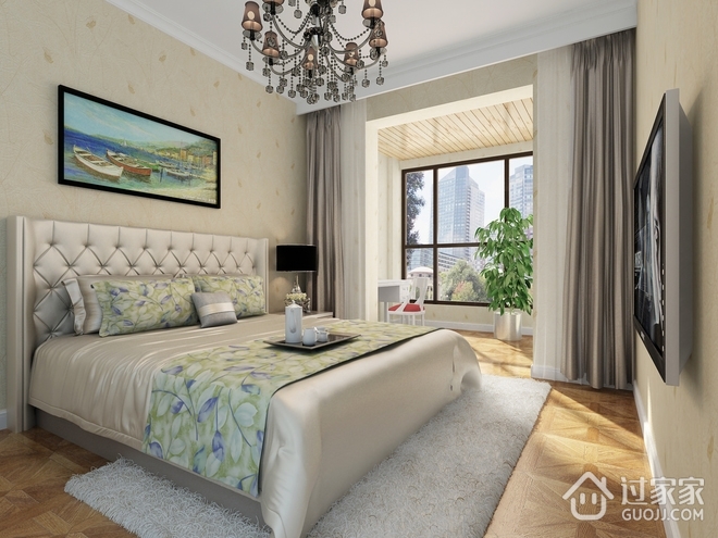 新中式温馨美宅欣赏卧室设计