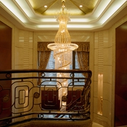 欧式风格效果套图楼梯吊灯设计