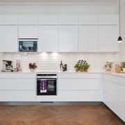 112平白色北欧住宅欣赏厨房设计