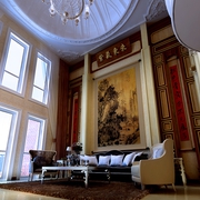 奢华新古典风格装饰效果图沙发背景墙