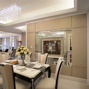 120平欧式舒适大宅欣赏餐厅设计