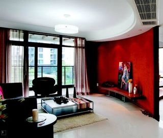 86平米三室两厅优雅装修 享受心境如水窗纱轻舞阳光浪漫的生活