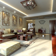 中式风格装饰设计效果图客厅