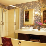76平平新中式住宅欣赏洗手间